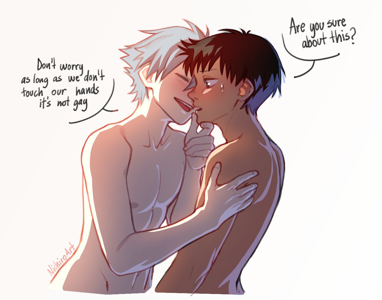 Kaworu Nagisa (Neon Genesis Evangelion) Rule 34 Image