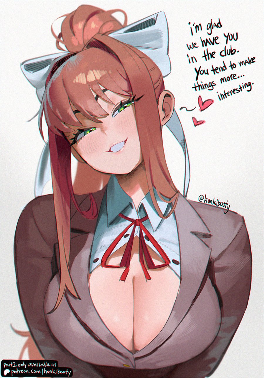 Monika (Doki Doki Literature Club) Rule 34 Image