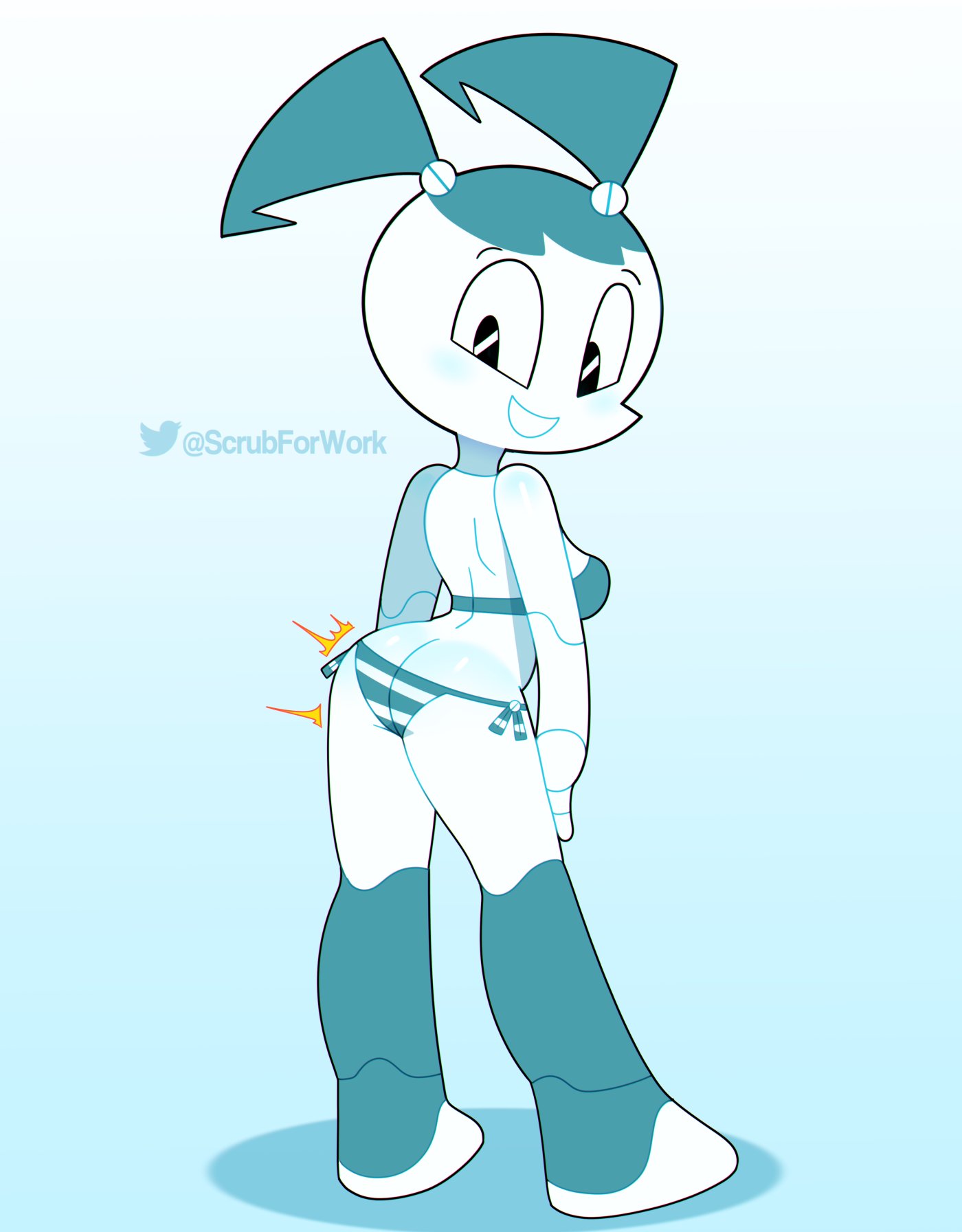 Jenny Wakeman (My Life As A Teenage Robot) Rule 34 Image