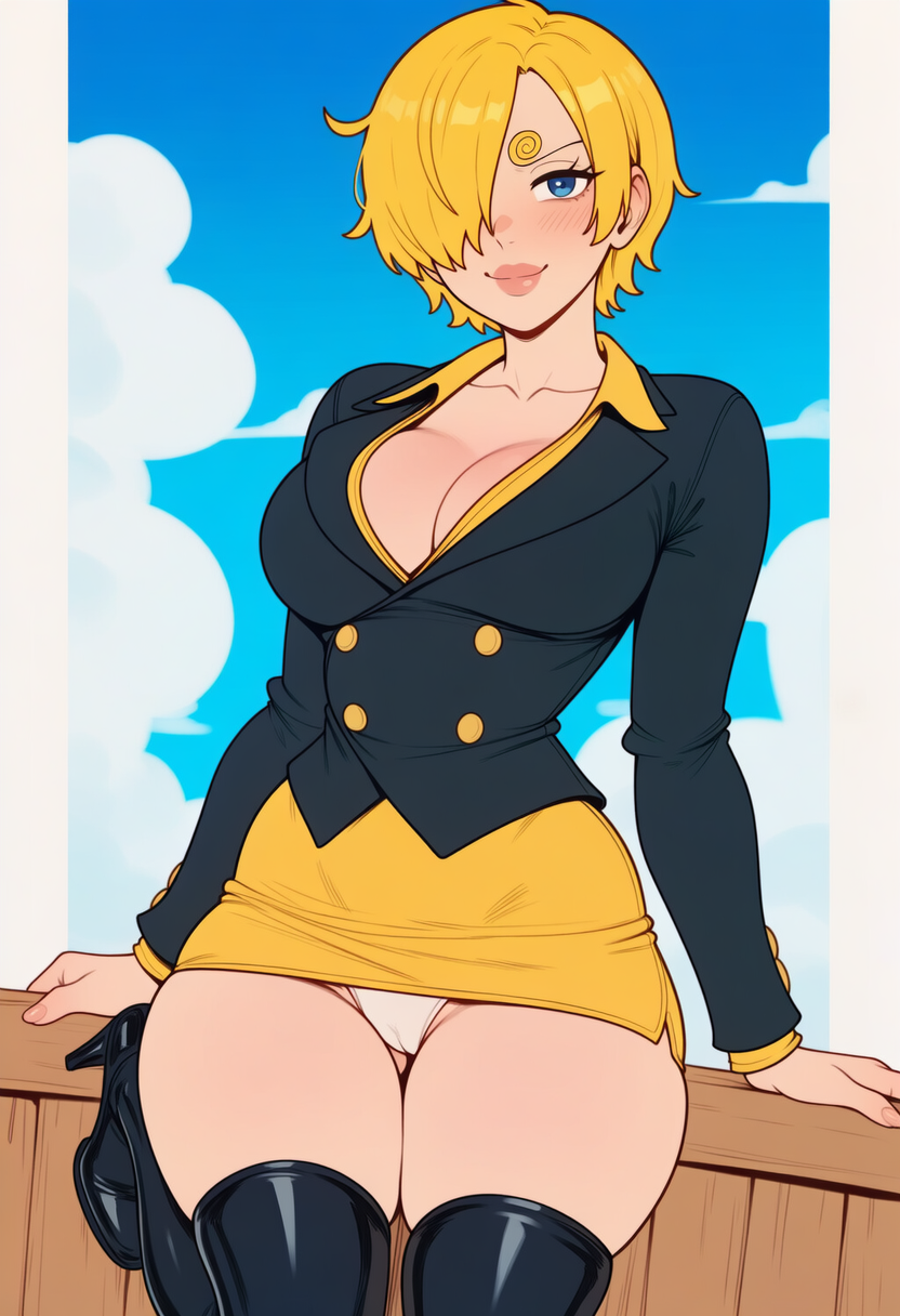Sanji (One Piece) Rule 34 Image