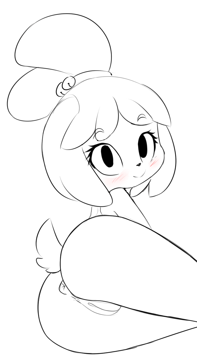 Isabelle (Animal Crossing) Rule 34 Image