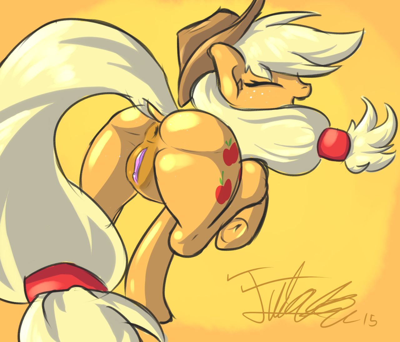 Applejack (Mlp) Rule 34 Image