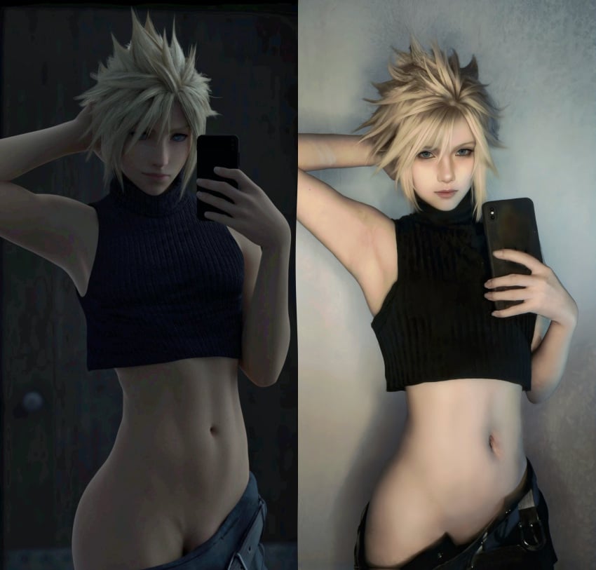 Cloud Strife (Final Fantasy Vii) Rule 34 Image