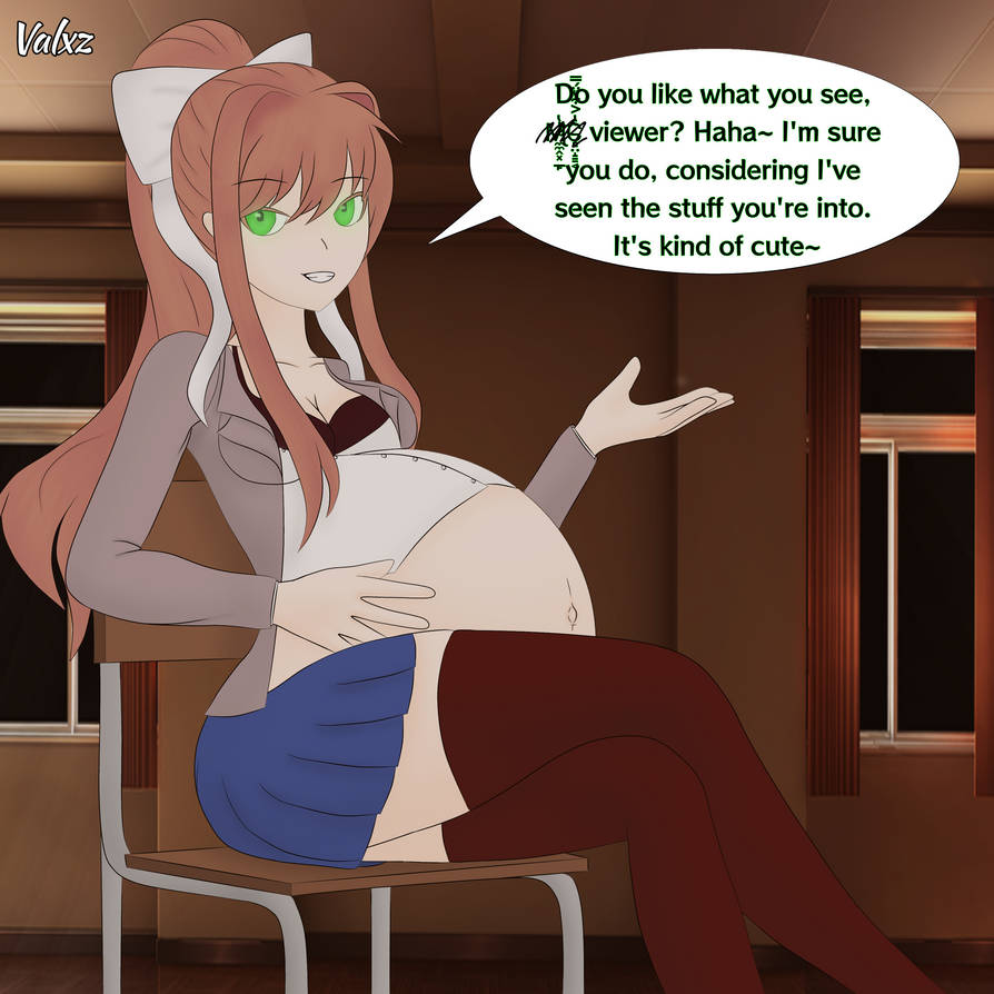 Monika (Doki Doki Literature Club) Rule 34 Image