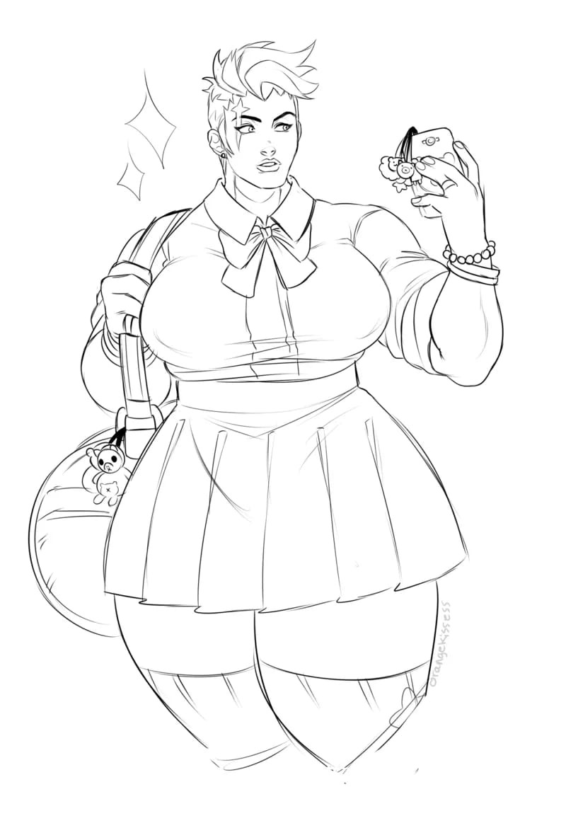 Zarya (Overwatch) Rule 34 Image
