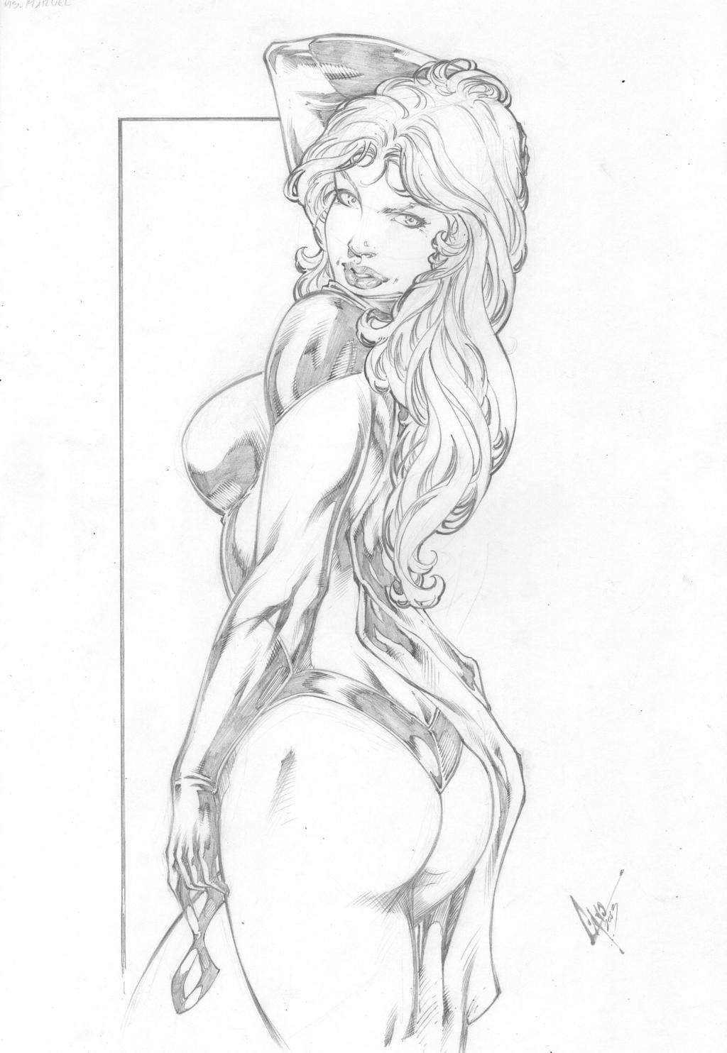 Carol Danvers (Marvel) Rule 34 Image