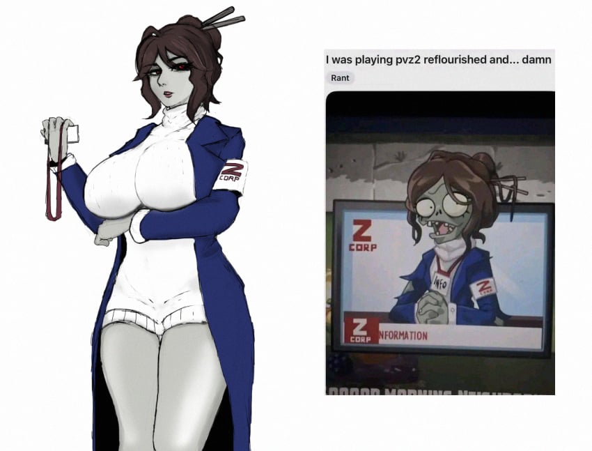 Zombie (Pvz) Rule 34 Image