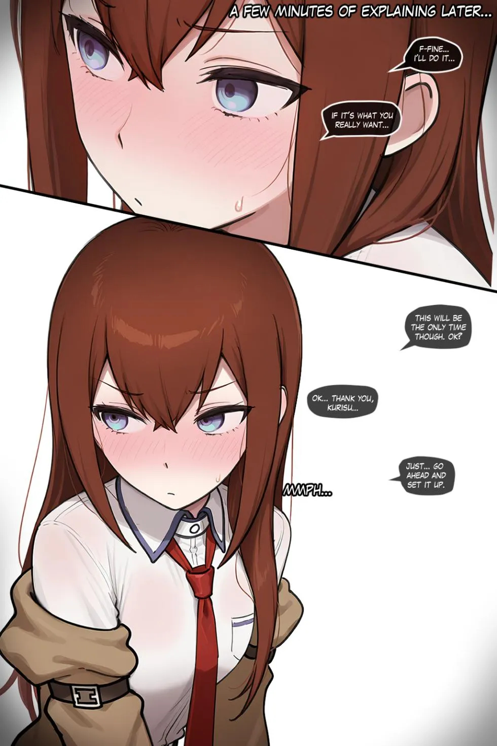 Makise Kurisu (Steins;Gate) Rule 34 Image