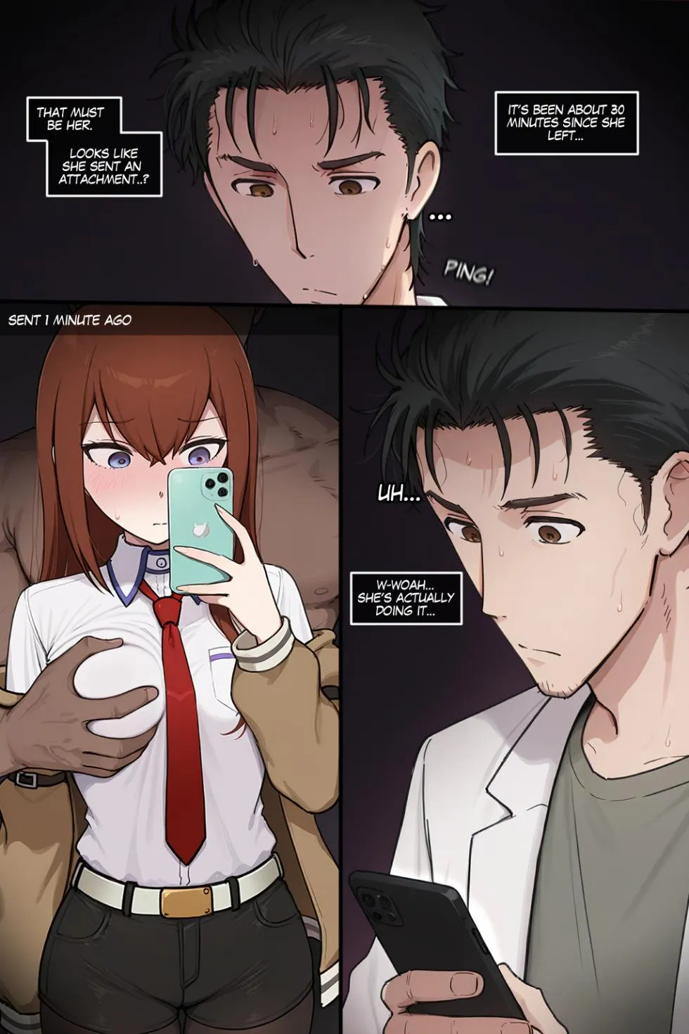 Makise Kurisu (Steins;Gate) Rule 34 Image