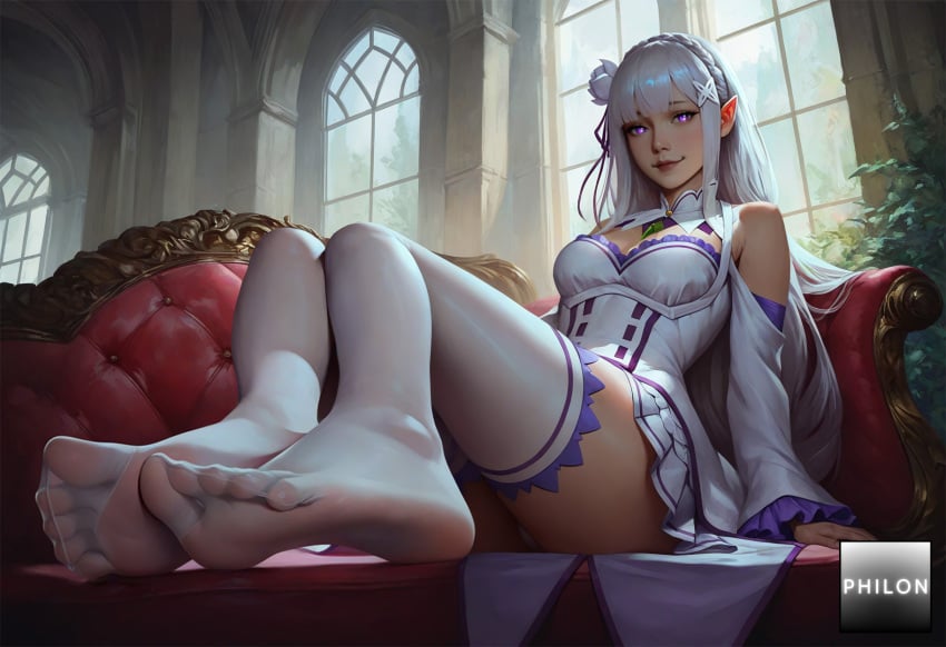 Emilia (Re:Zero) Rule 34 Image
