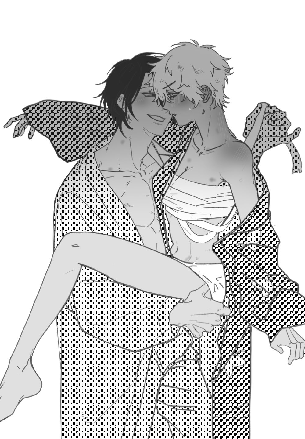 Gintoki Sakata (Gintama) Rule 34 Image