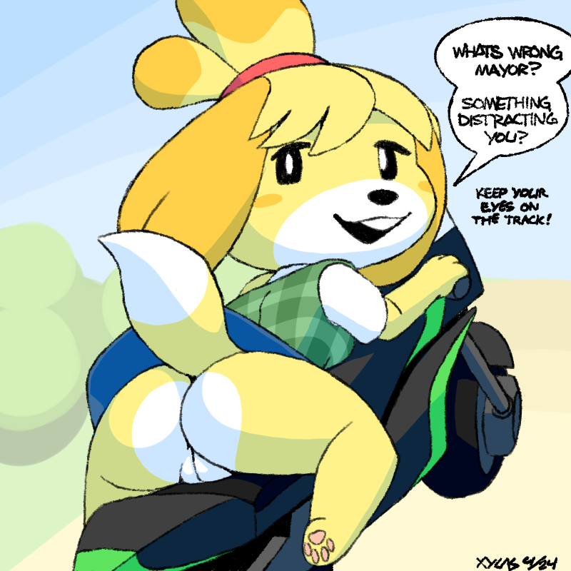 Isabelle (Animal Crossing) Rule 34 Image