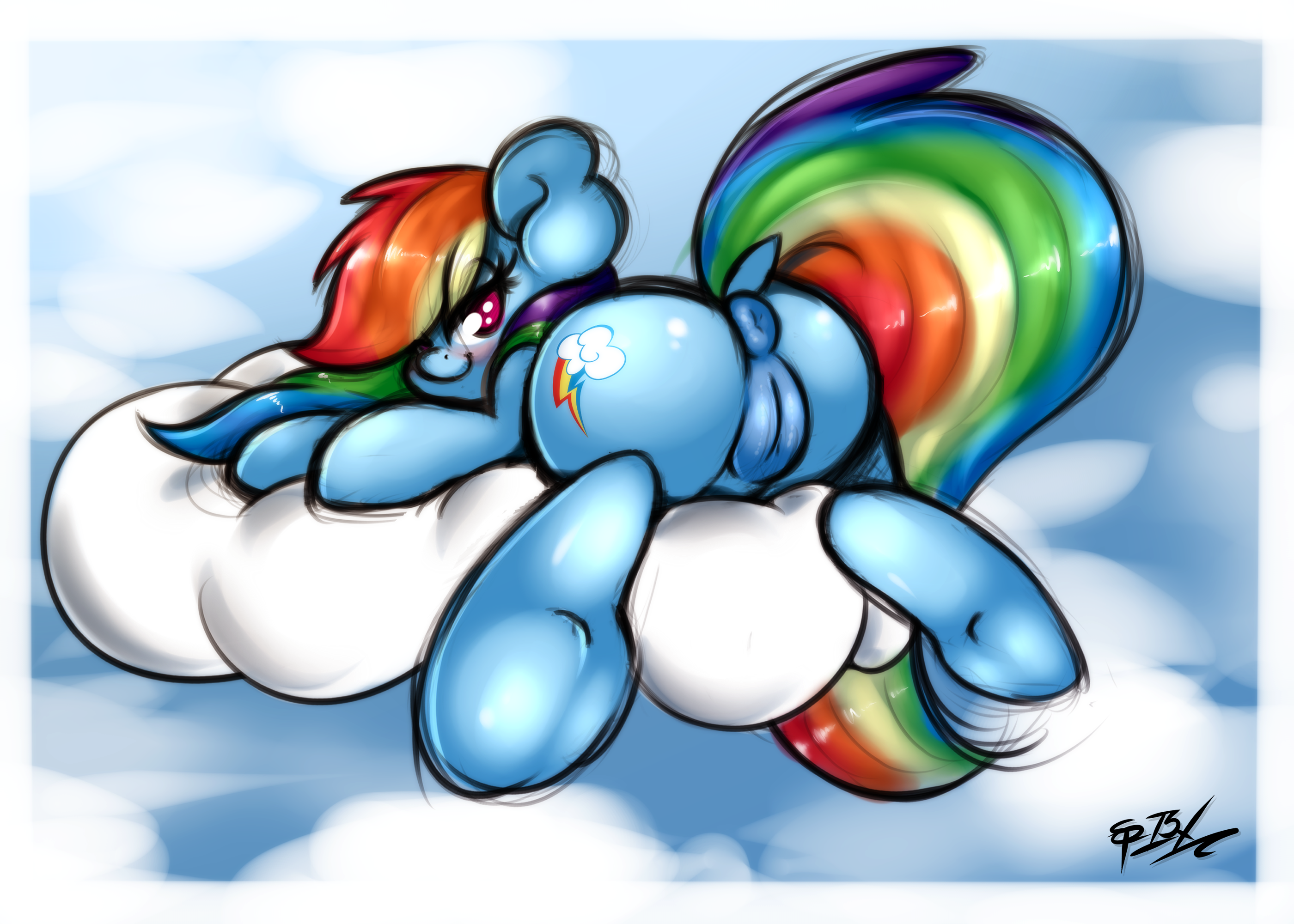 Rainbow Dash (Mlp) Rule 34 Image