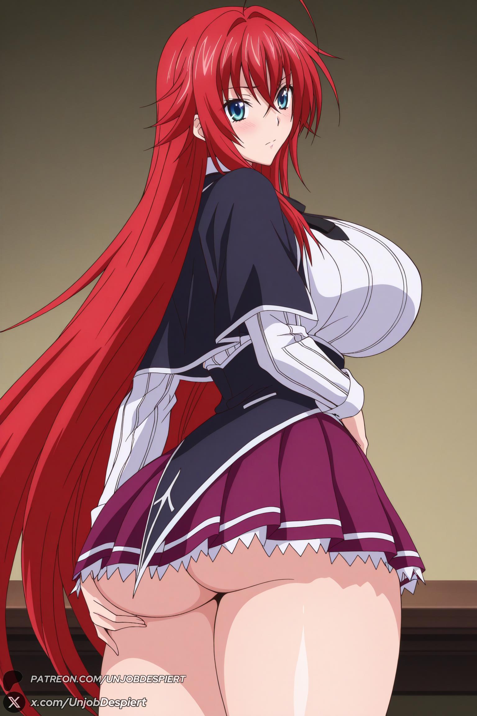 Rias Gremory (High School Dxd) Rule 34 Image