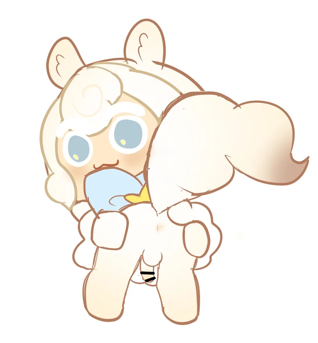 Cream Ferret Cookie (Cookie Run) Rule 34 Image