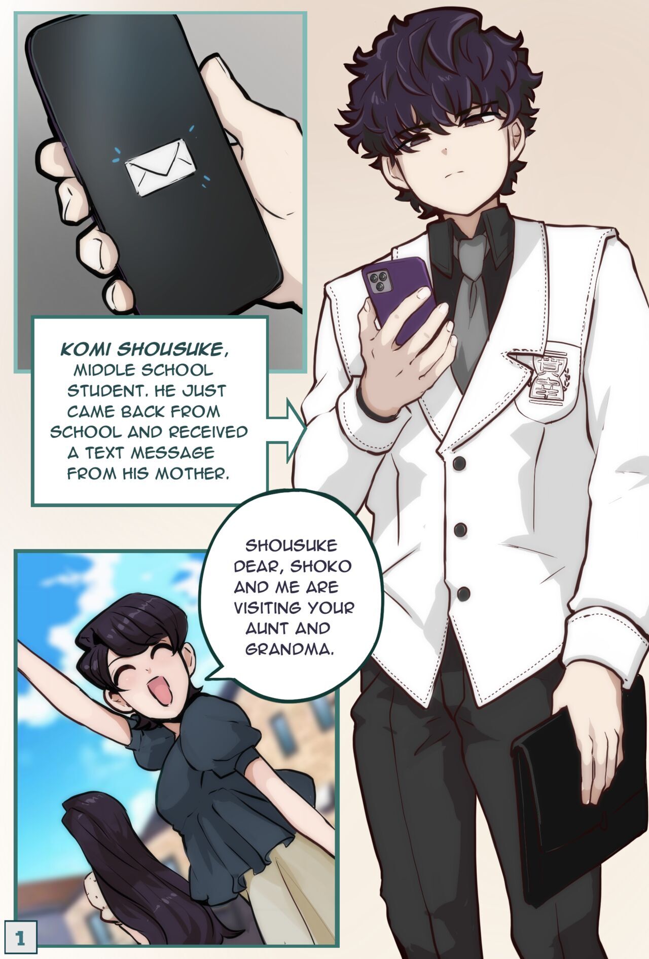 Komi Shousuke (Komi-San Wa Komyushou Desu) Rule 34 Image