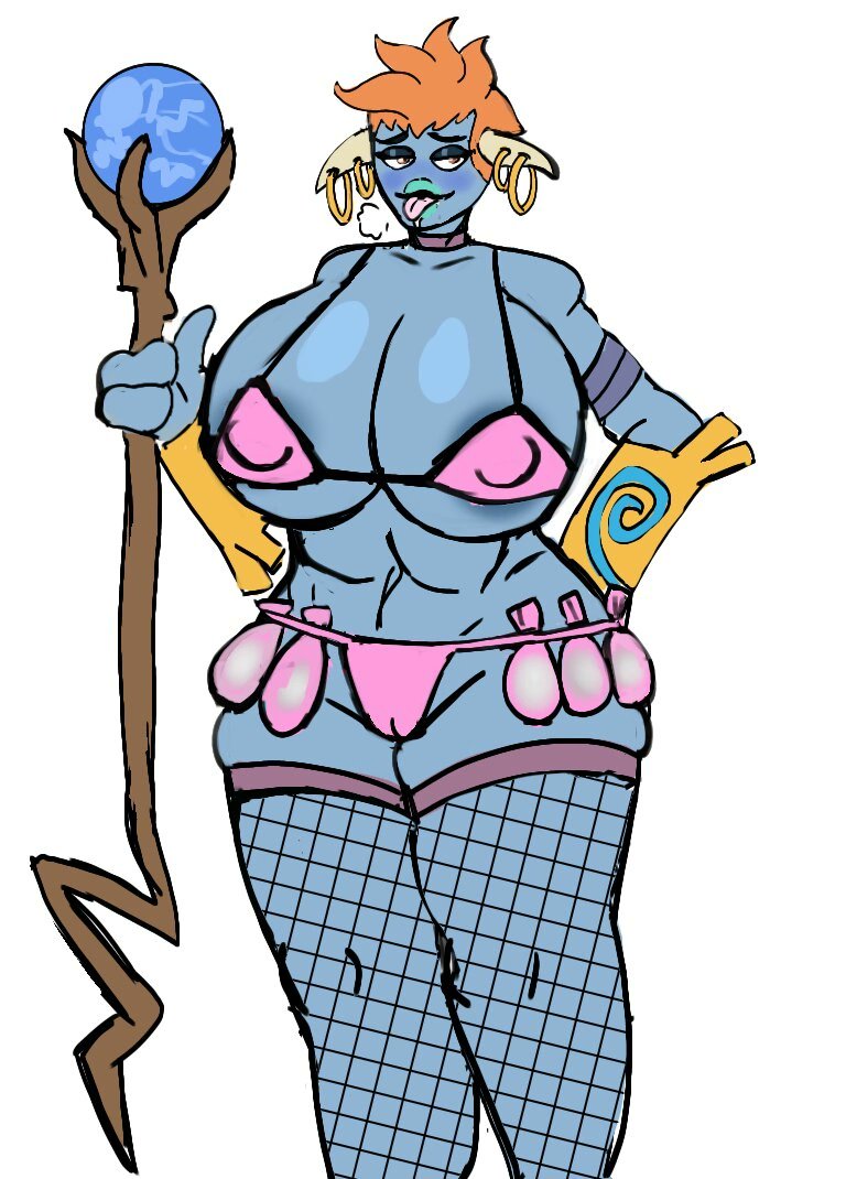 Galvana (Big Blue Bubble) Rule 34 Image