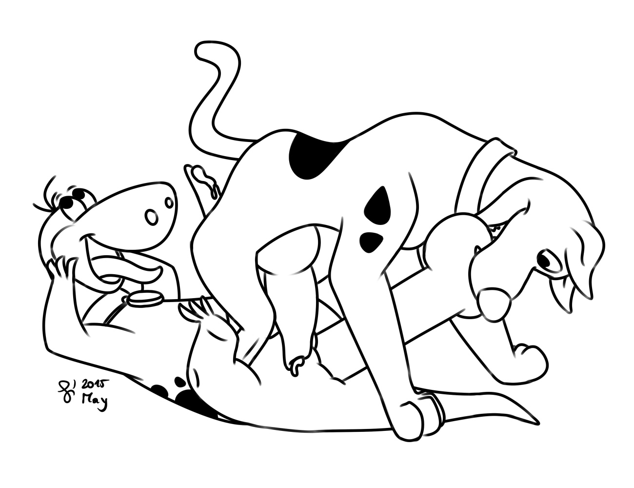 Dino (Flintstones) Rule 34 Image