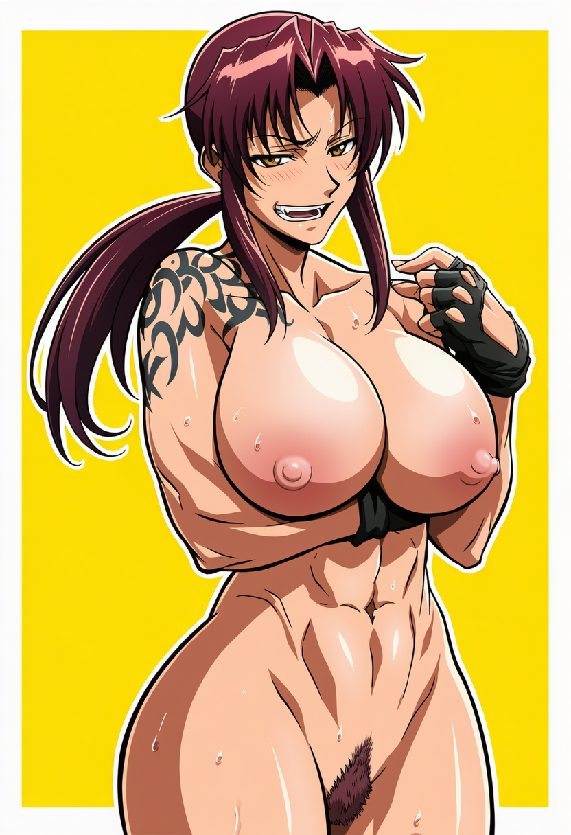 Revy (Black Lagoon) Rule 34 Image