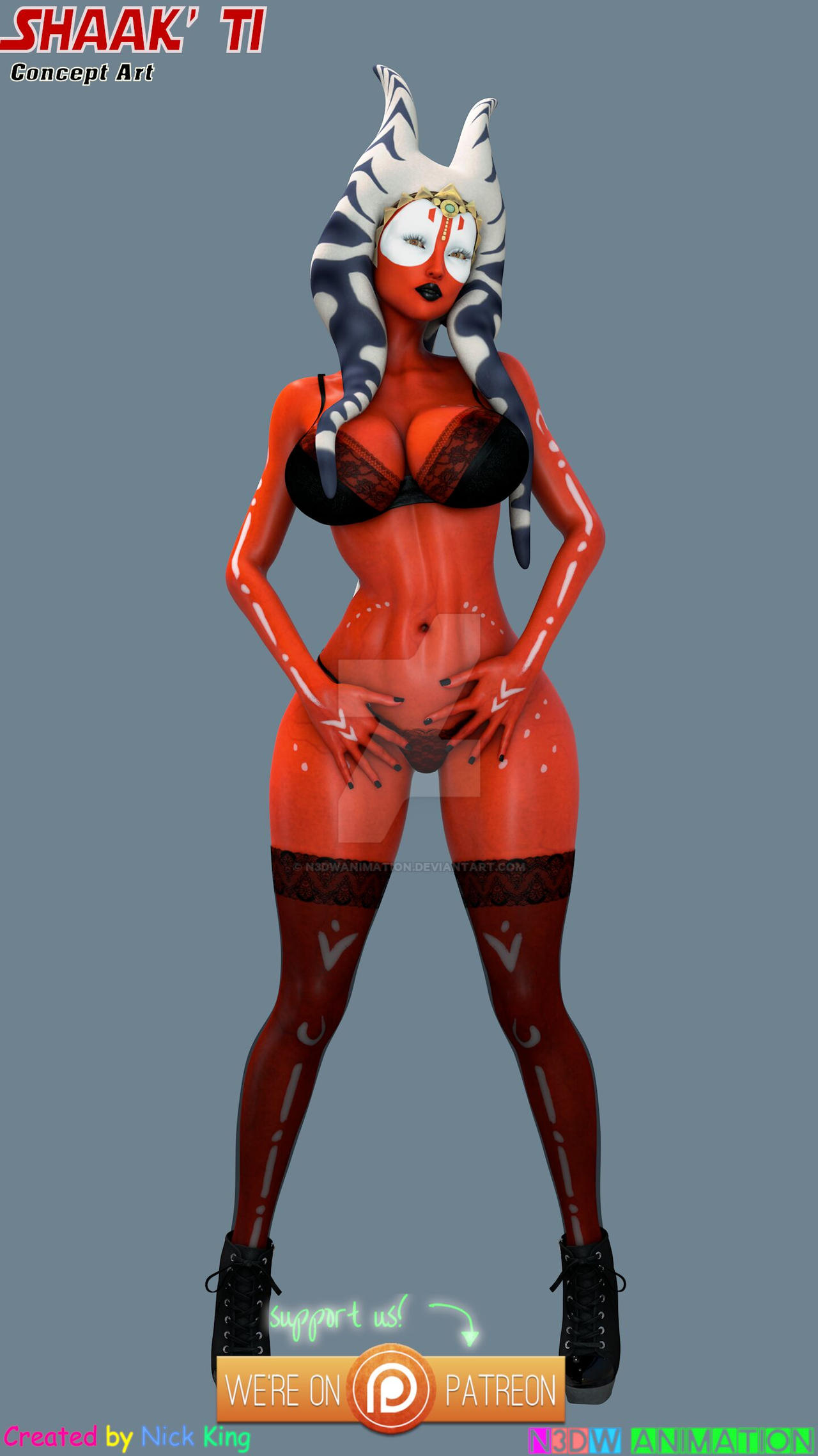 Shaak Ti (Clone Wars) Rule 34 Image
