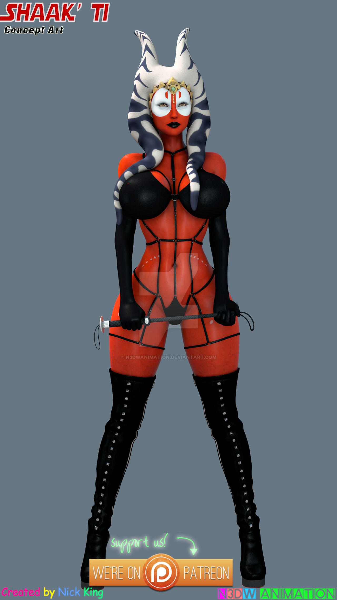 Shaak Ti (Clone Wars) Rule 34 Image