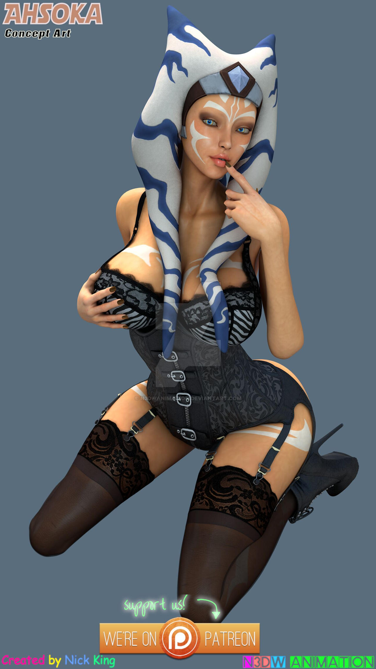 Ahsoka Tano (Clone Wars) Rule 34 Image