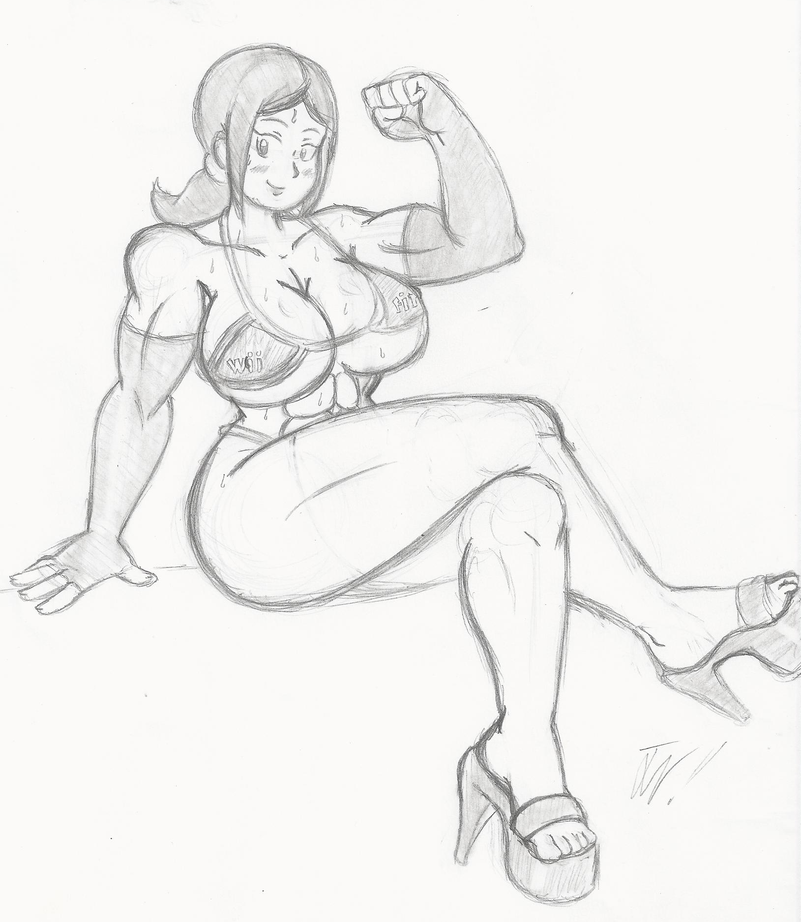 Wii Fit Trainer (Nintendo) Rule 34 Image