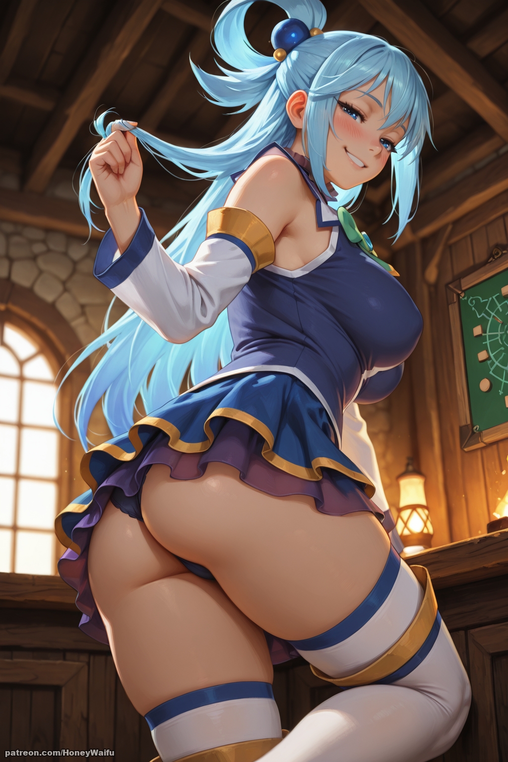 Aqua (Kono Subarashii Sekai Ni Shukufuku Wo!) Rule 34 Image