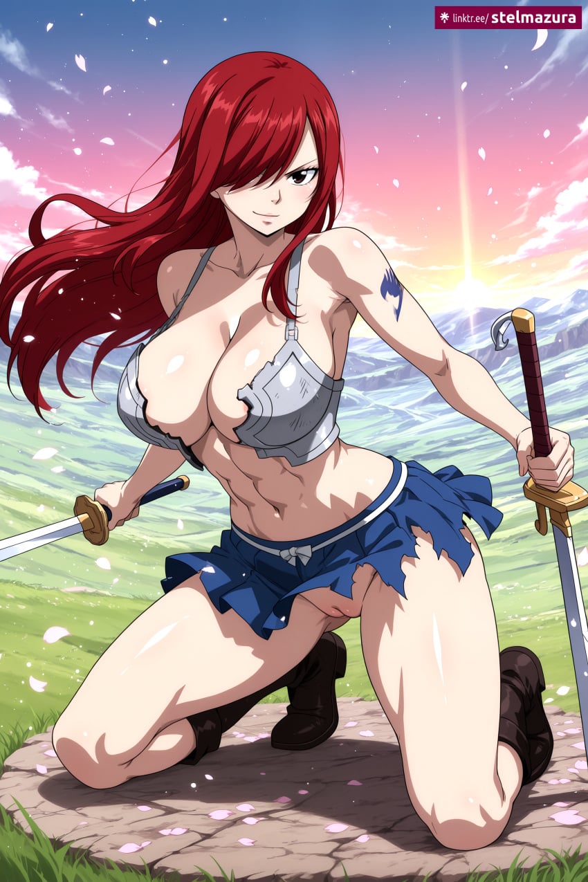 Erza Scarlet (Fairy Tail) Rule 34 Image