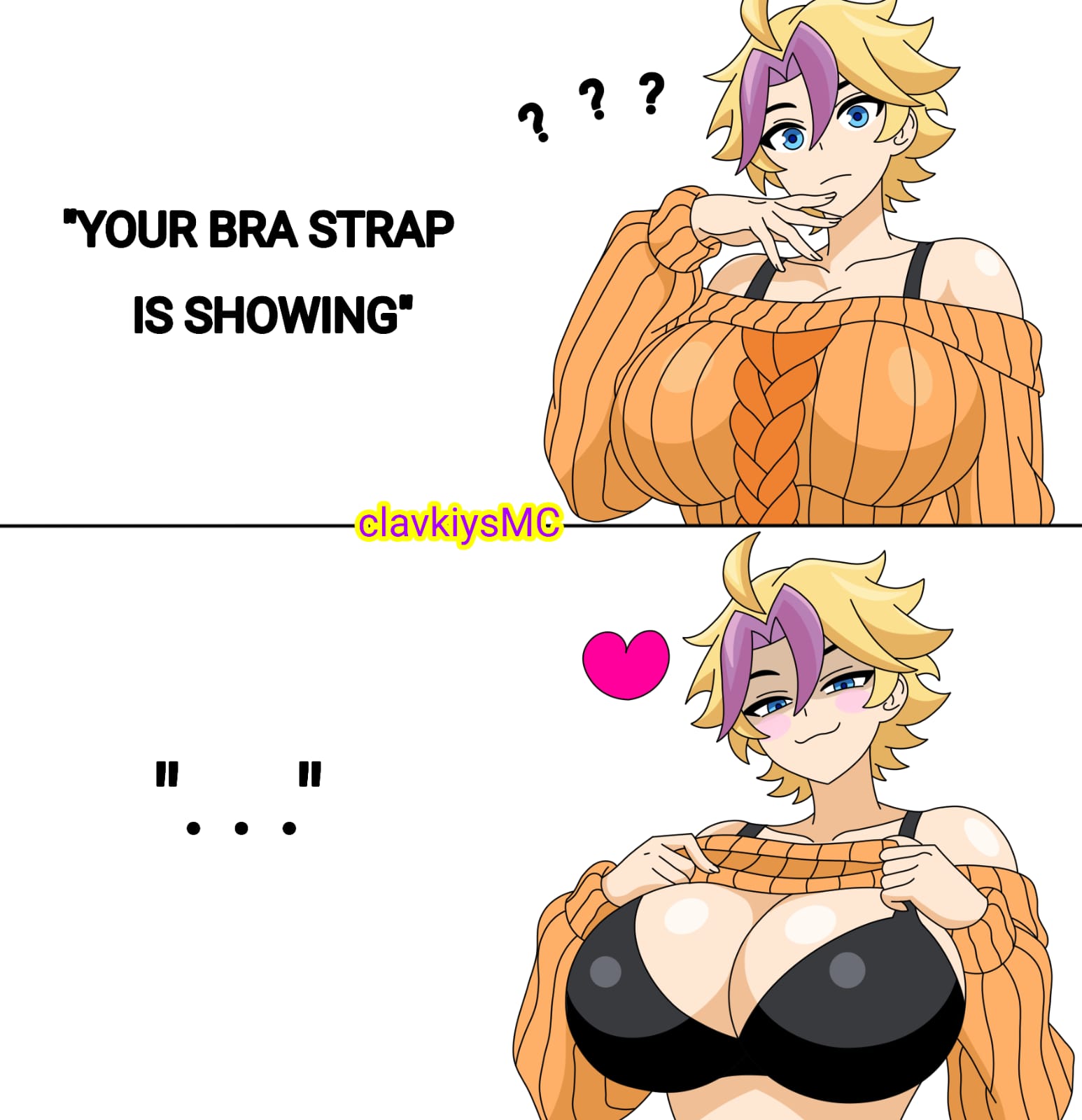 Bra Strap Is Showing (Meme) Rule 34 Image