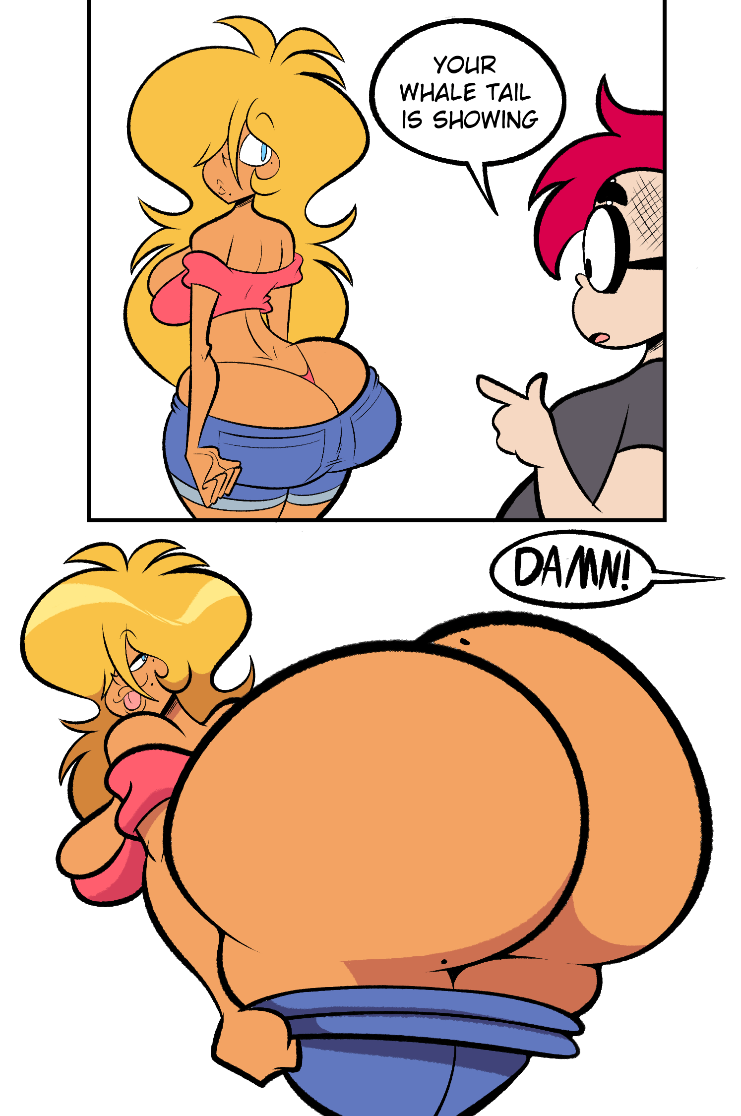 Bra Strap Is Showing (Meme) Rule 34 Image