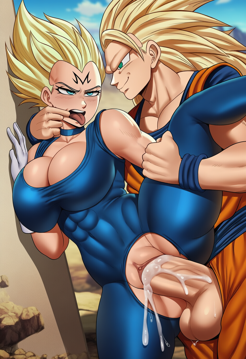 Female Vegeta (Dragon Ball) Rule 34 Image