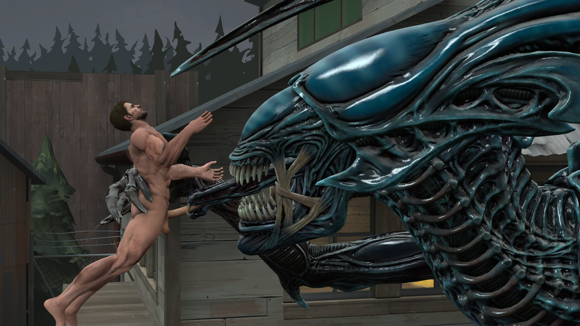 Chris Redfield (Resident Evil) Rule 34 Image