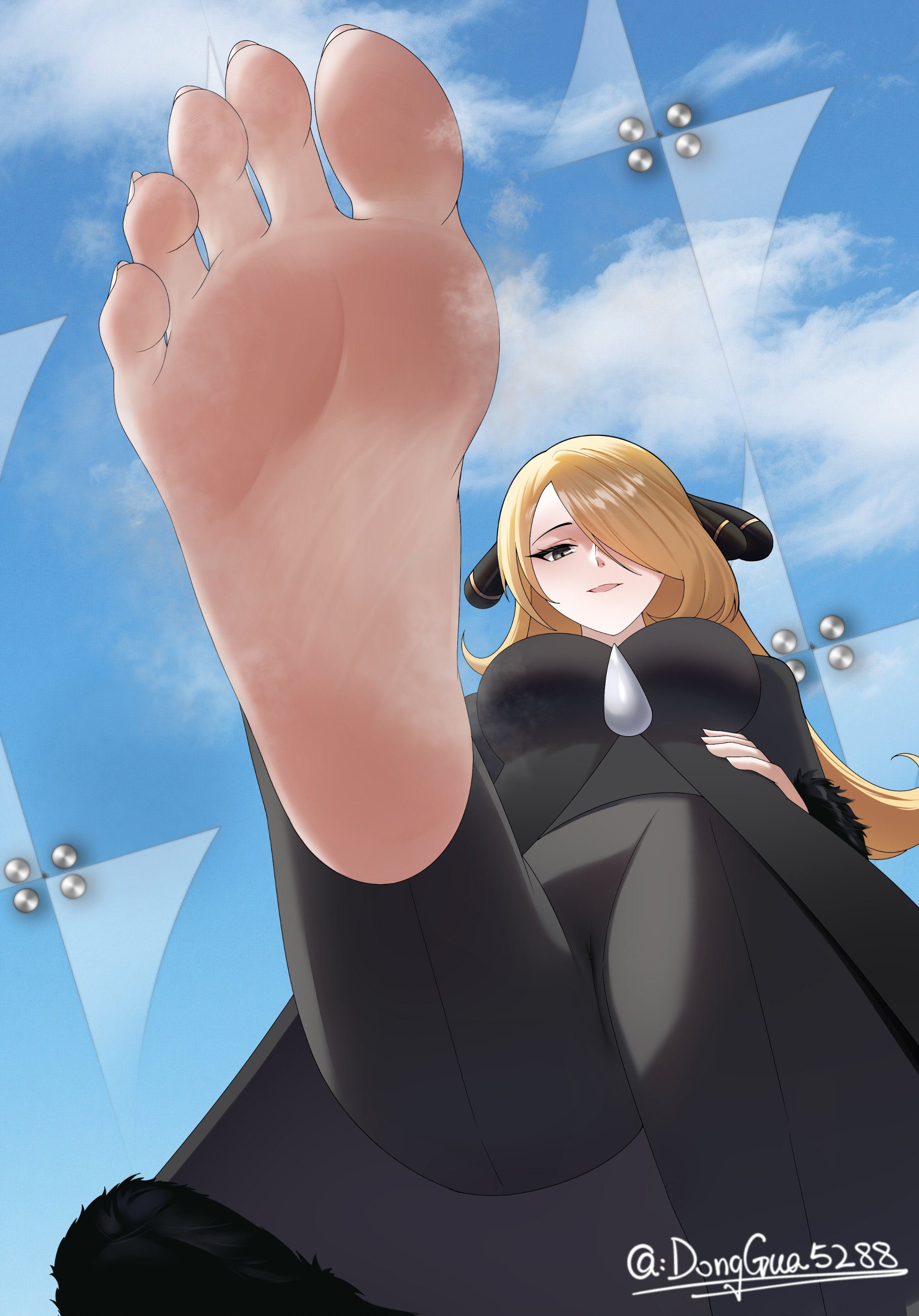 Cynthia (Pokemon) Rule 34 Image