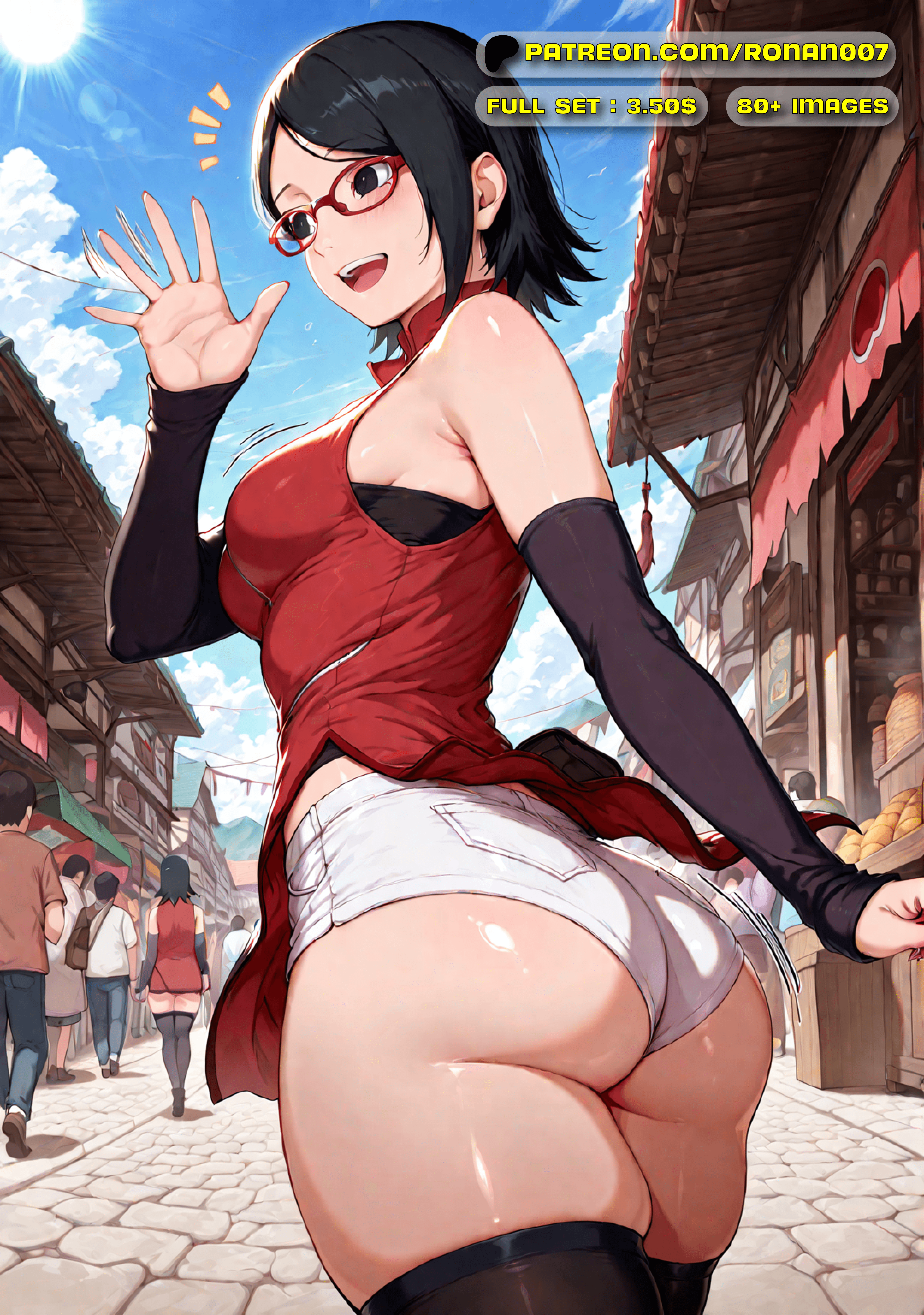 Sarada Uchiha (Boruto: Naruto Next Generations) Rule 34 Image