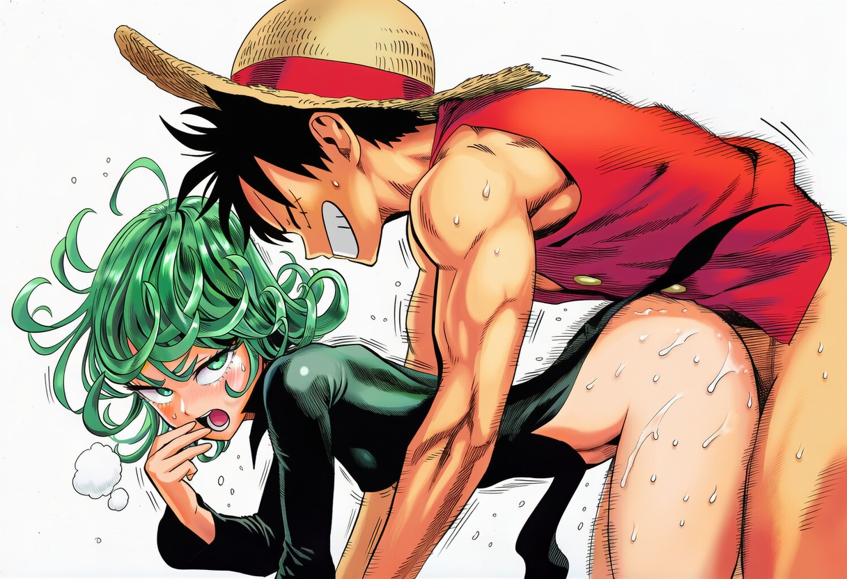 Monkey D Luffy (One-Punch Man) Rule 34 Image