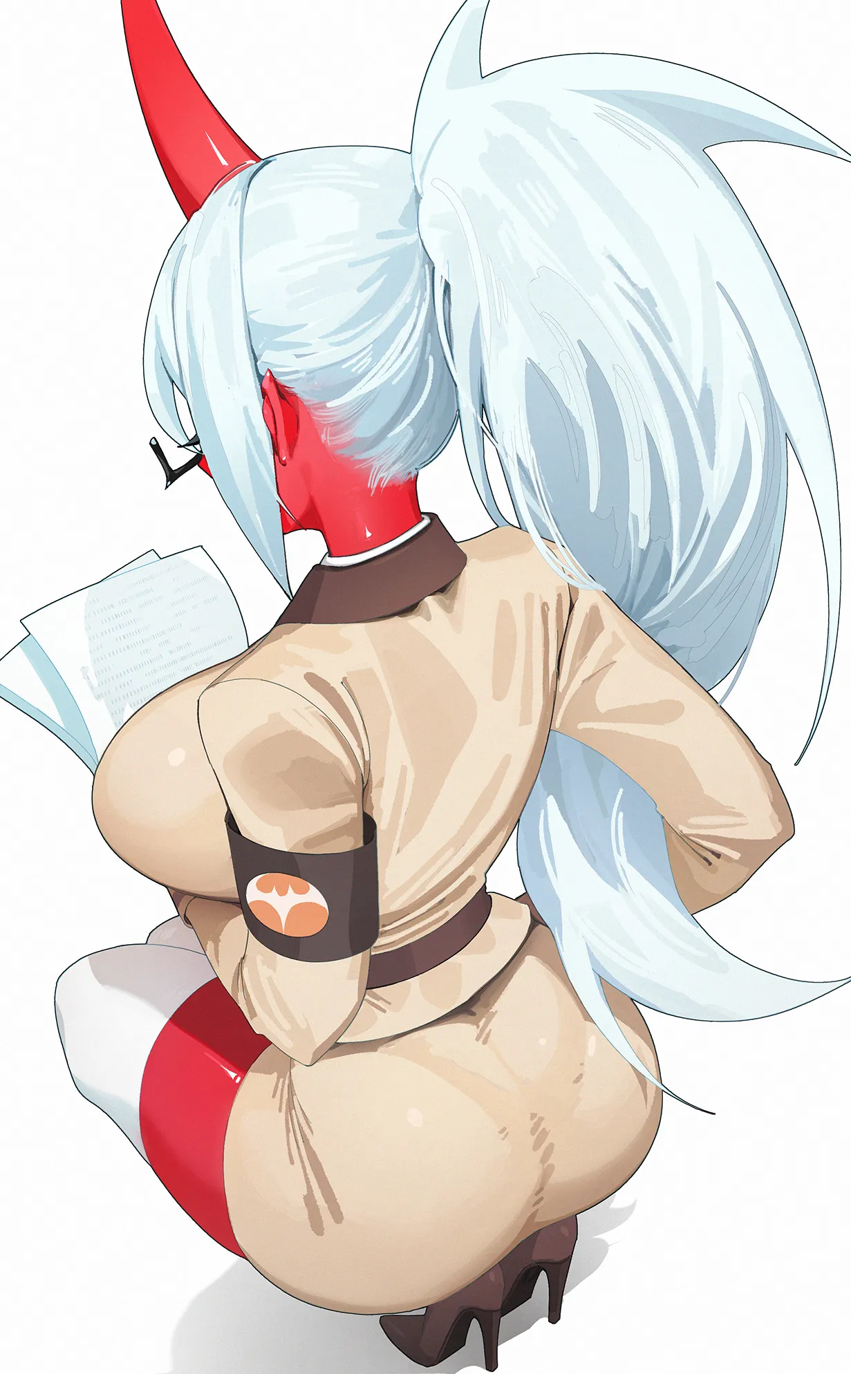Kneesocks Daemon (Panty & Stocking With Garterbelt) Rule 34 Image