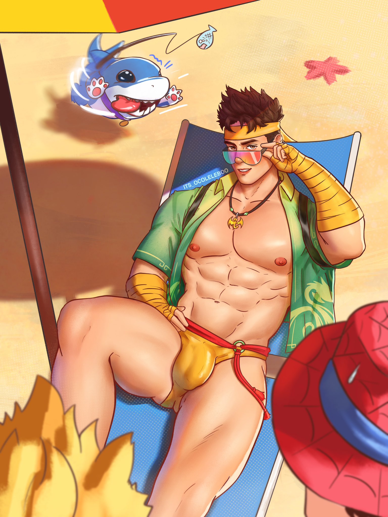 Human Torch (Marvel) Rule 34 Image