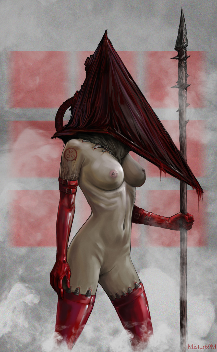 Female Pyramid Head (Konami) Rule 34 Image