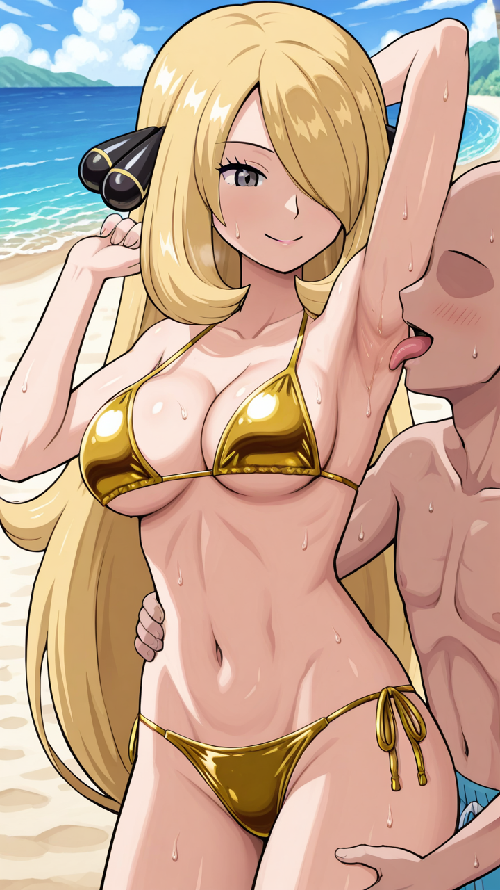 Cynthia (Pokemon) Rule 34 Image