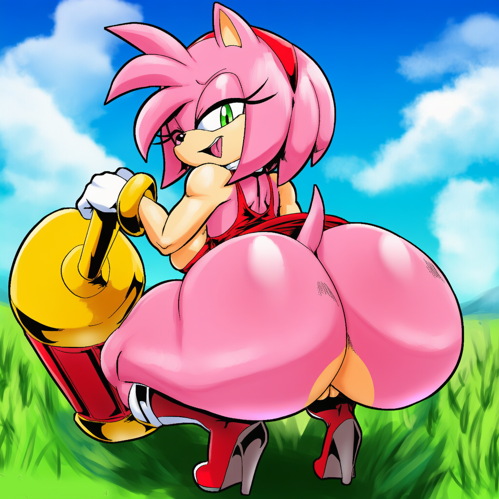 Amy Rose (Sega) Rule 34 Image