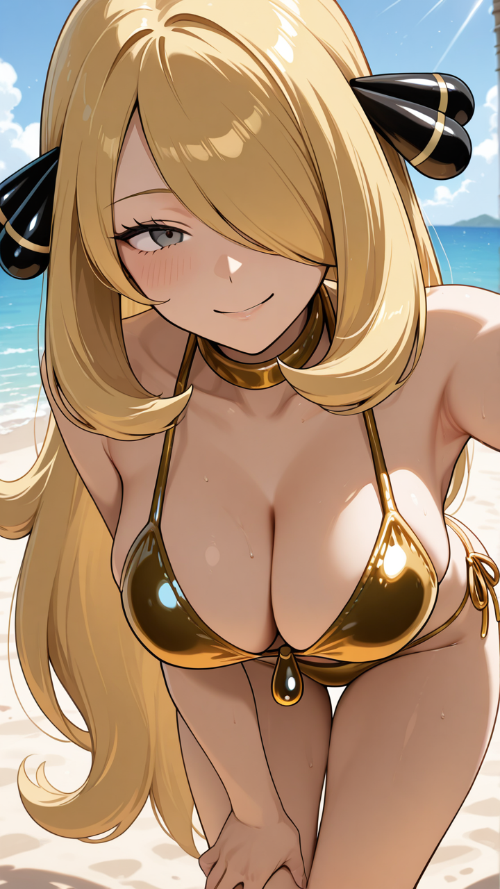 Cynthia (Pokemon) Rule 34 Image