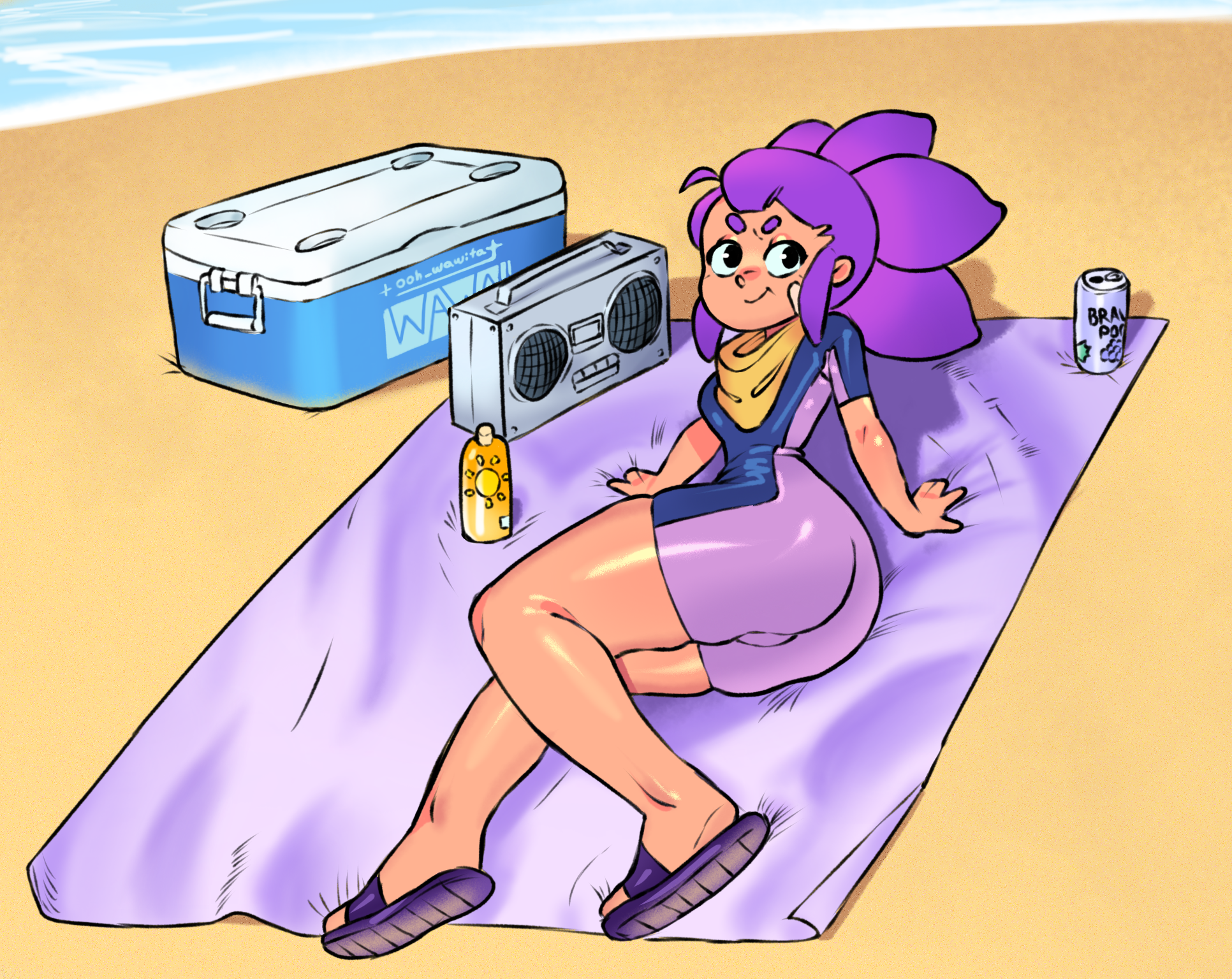 Shelly (Brawl Stars) Rule 34 Image