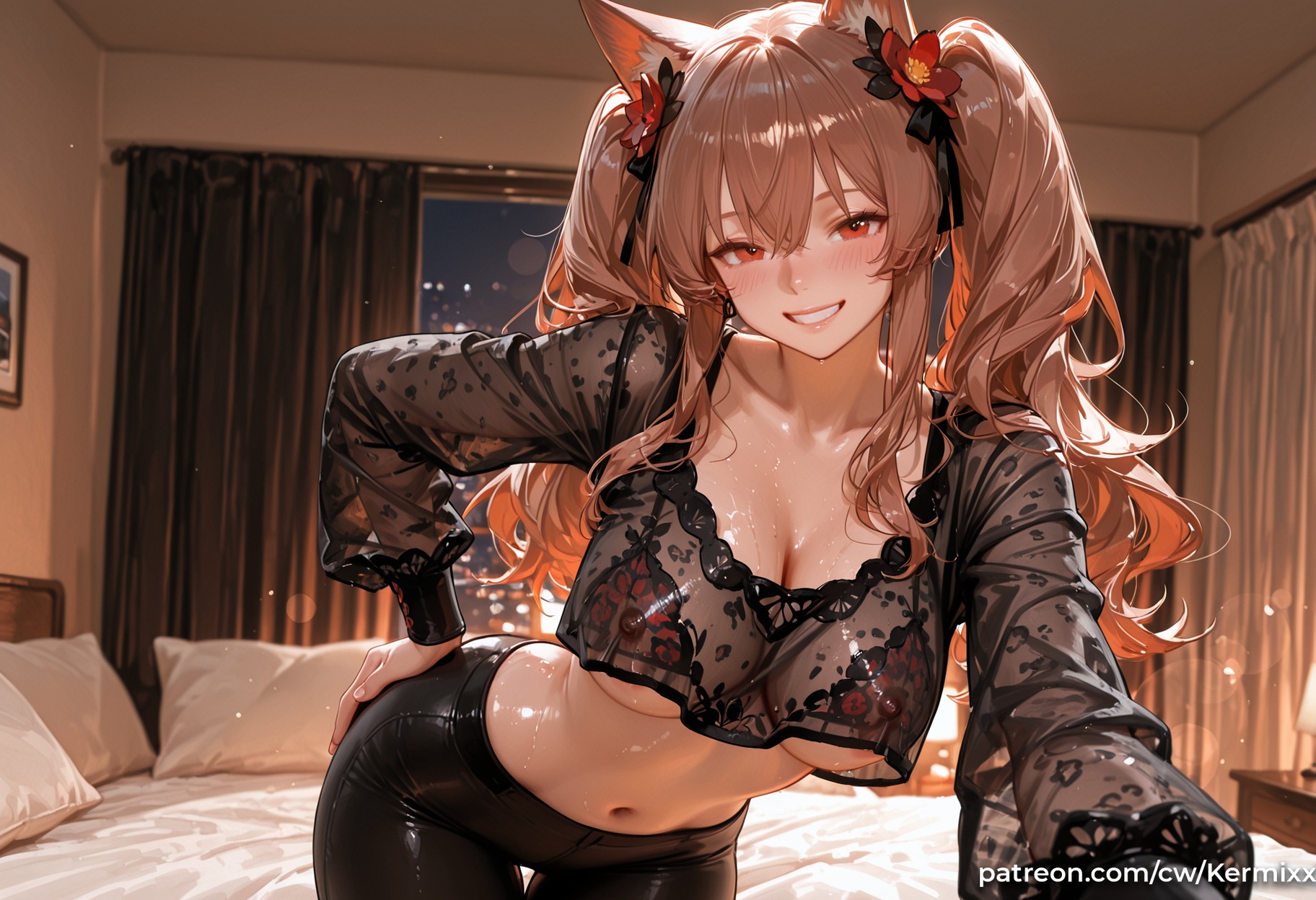 Angelina (Arknights) Rule 34 Image