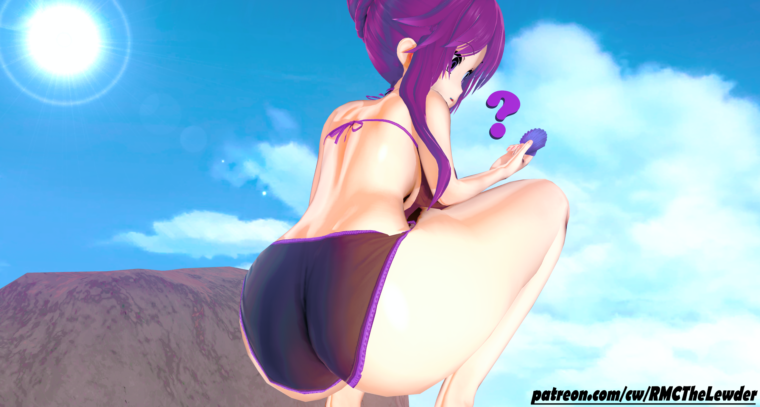 Yuri (Doki Doki Literature Club) Rule 34 Image
