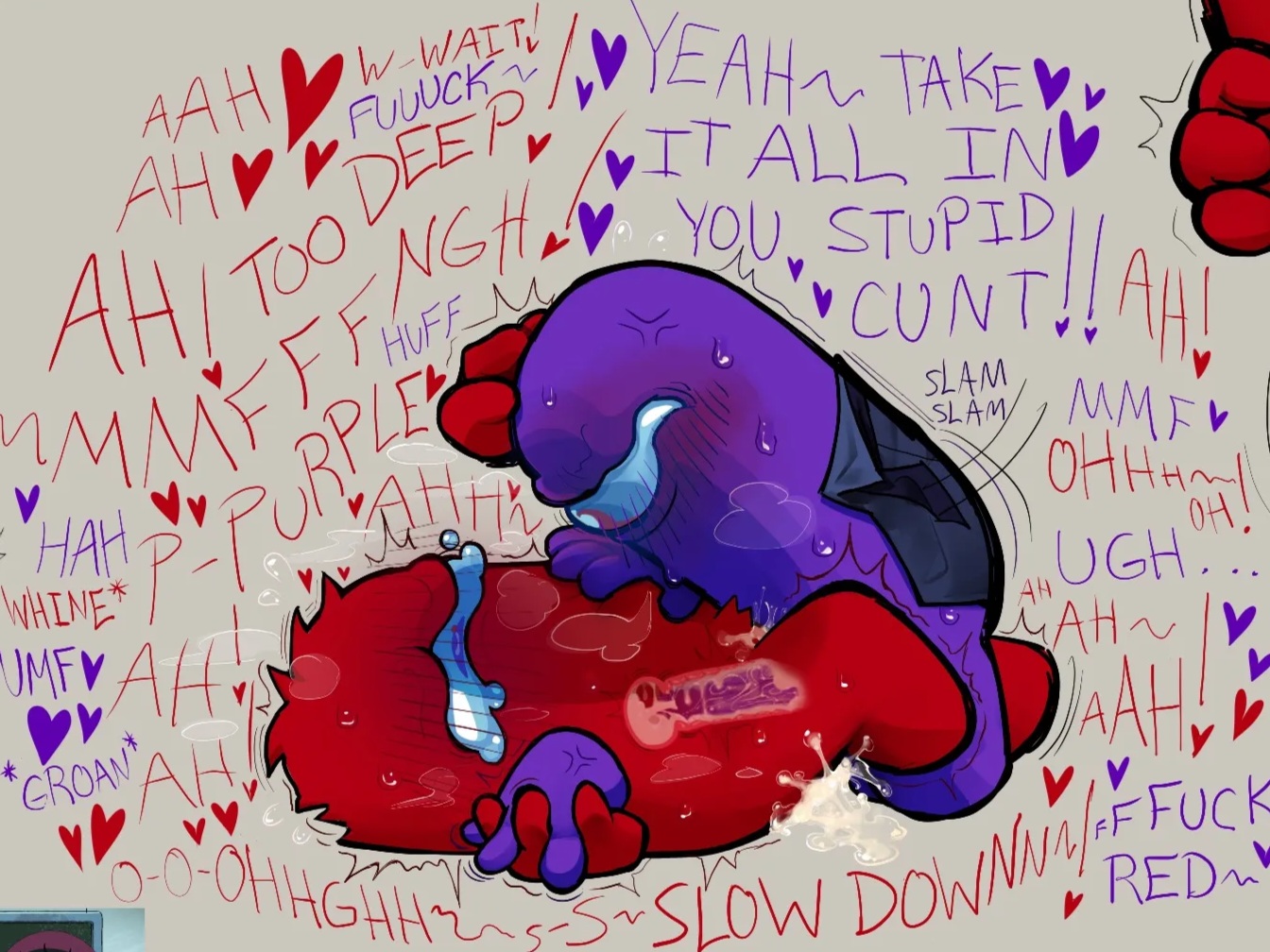Among Us Purple (Among Us) Rule 34 Image