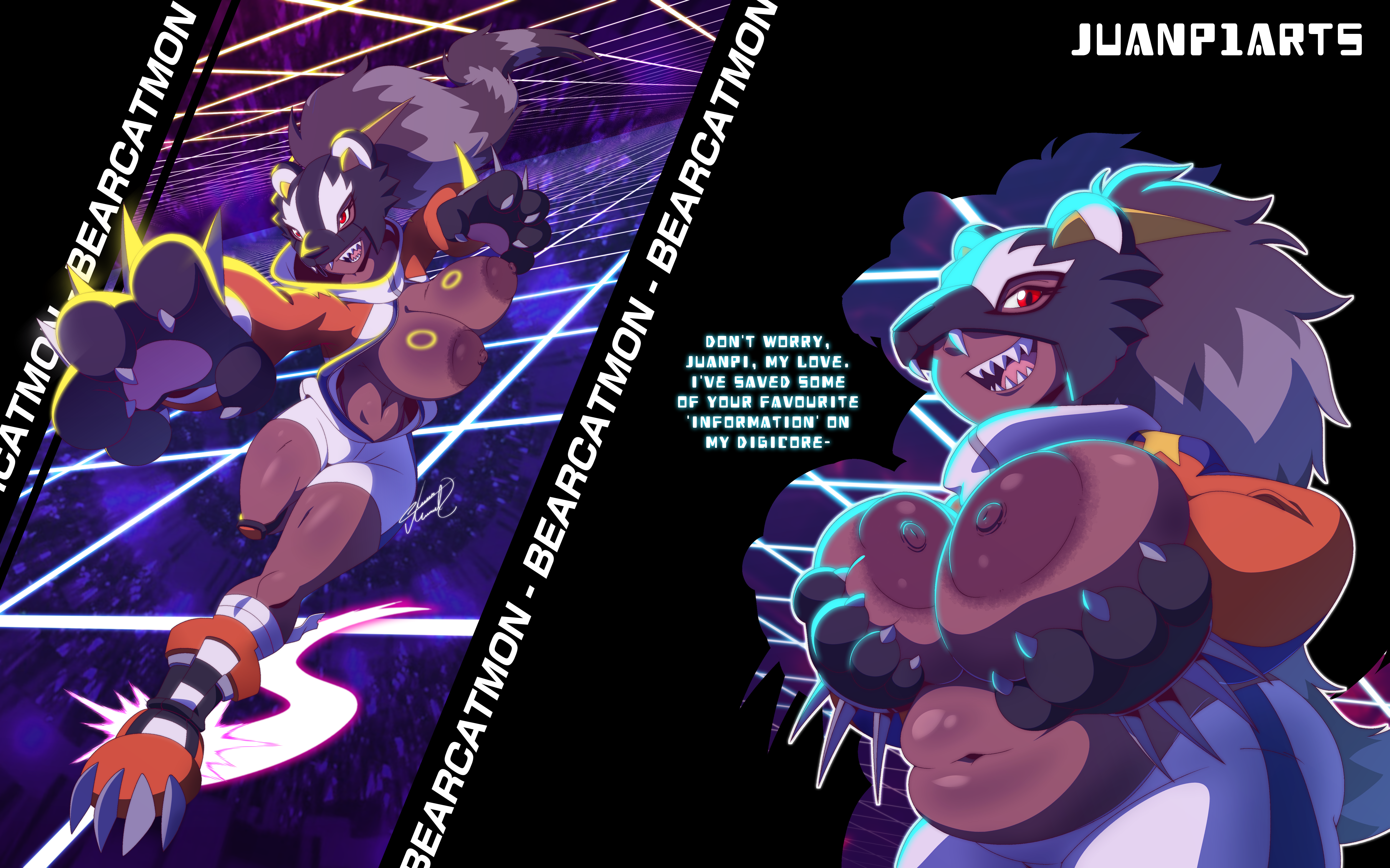 Bearcatmon (Bandai Namco) Rule 34 Image