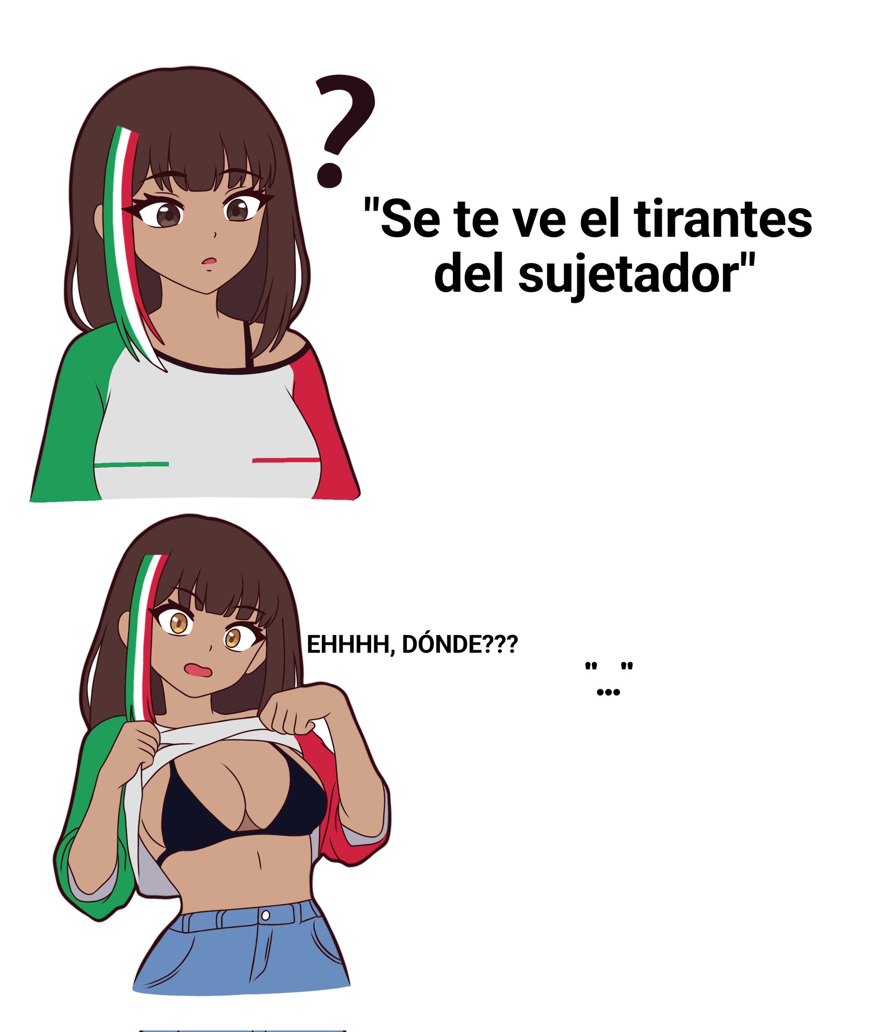 Bra Strap Is Showing (Meme) Rule 34 Image