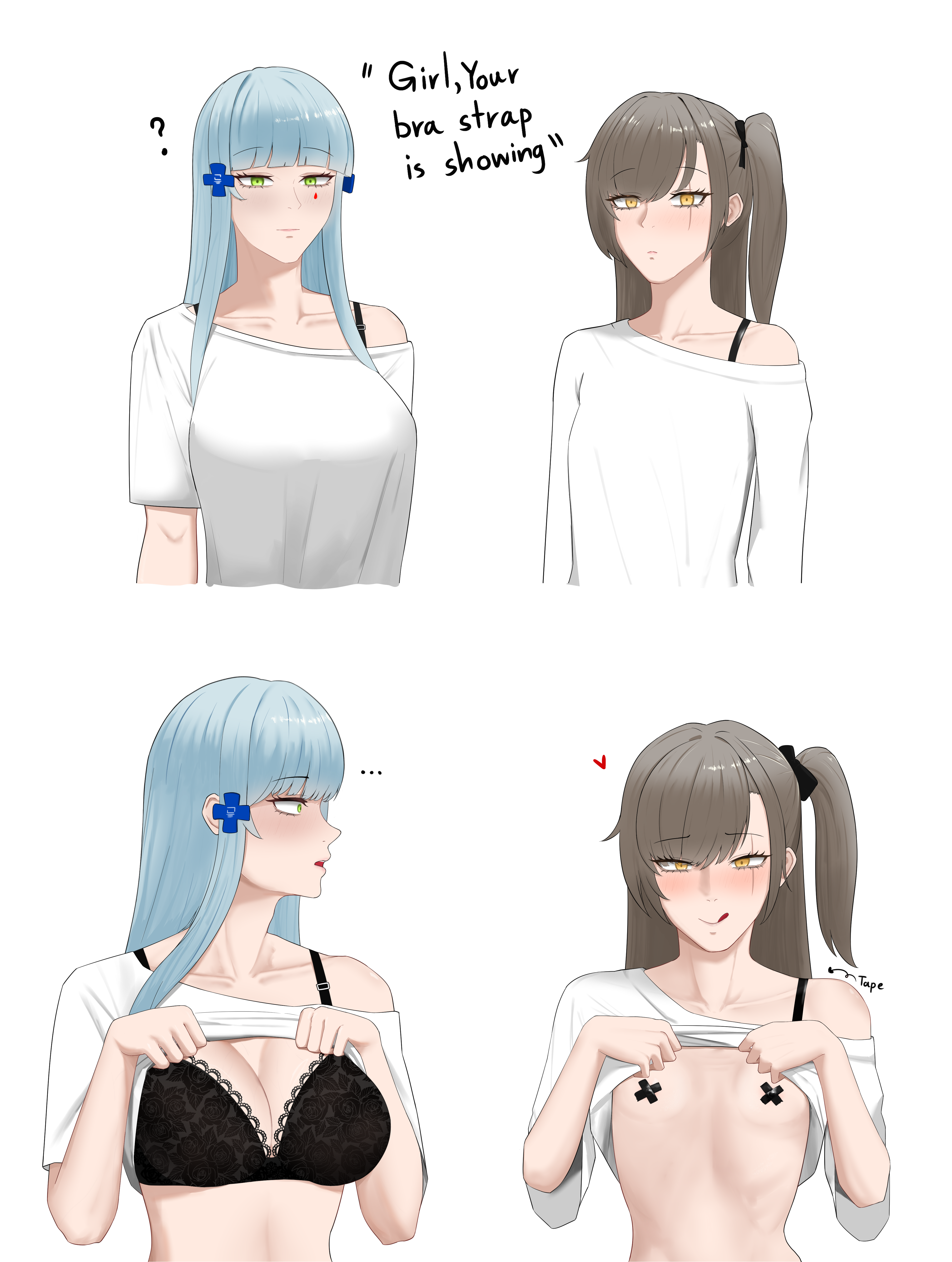 Bra Strap Is Showing (Meme) Rule 34 Image