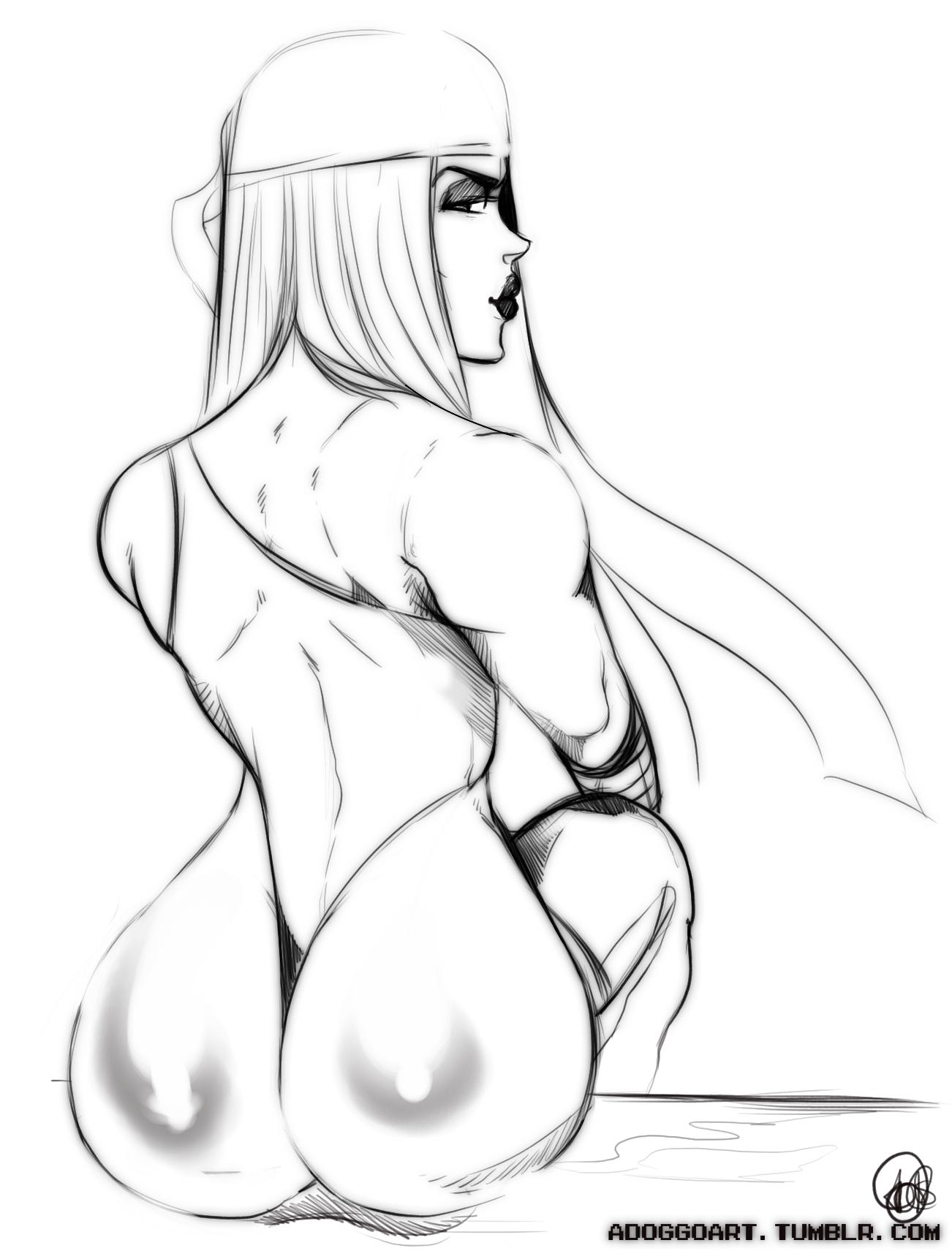 Elektra Natchios (Marvel) Rule 34 Image
